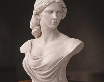 Archivo STL del busto femenino clásico de Aurelia / Estatua griega y romana, escultura para impresión 3D, decoración