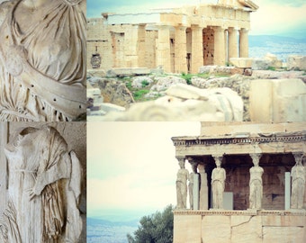The Acropolis Collection, Athens, Greece, Ancient Greece, Historical Greece, Ancient Architecture, Fine Art Print