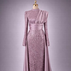 Dusty Rose Islamic Dress - Etsy