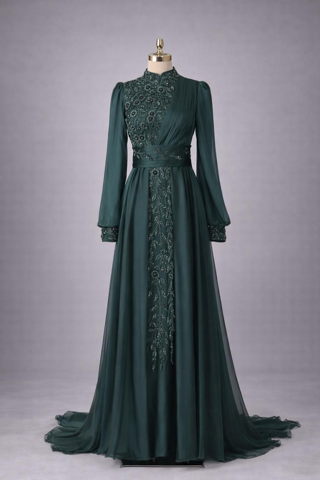 sachin and babi light blue dress Sultan Dress - Turkish Evening Henna Dresses main image 0