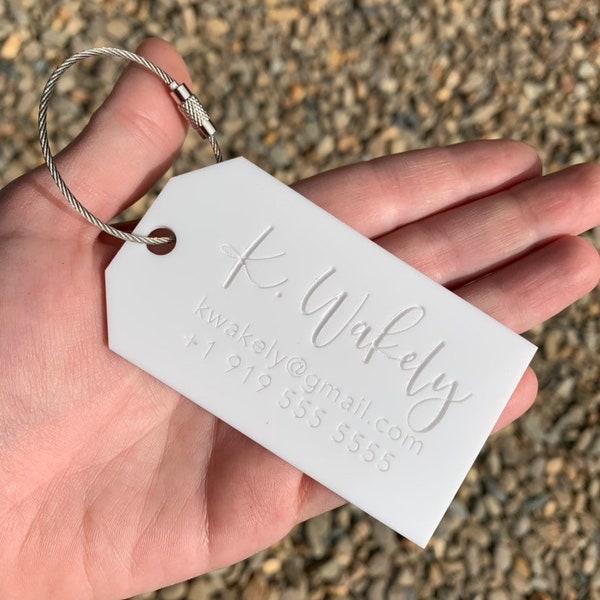 Luggage Tag Wedding Favor Etsy