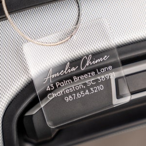 Luggage Tags Personalized Luggage Tag Bag Tag Engraved Bridesmaid Gift under 20 Travel Gift Baby Bag Tag Cute Address Tag Wedding Favor Tag