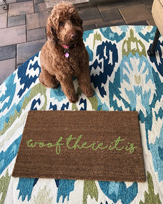 Dog Doormat Custom Doormat Personalized Doormat Dog Etsy