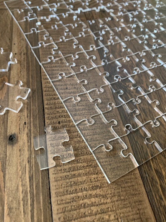 Impossible Clear Jigsaw Puzzle, Transparent Puzzle