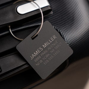 Luggage Tags Personalized Luggage Tag Bag Tag Engraved Gift under 20 Travel Gift Baby Bag Tag Cute Address Tag Father&#39;s Day Gift for Him