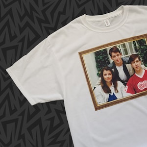 Ferris Bueller's Day Off Movie Save Ferris Cameron Frye Graphic T Shirt  Sz Large