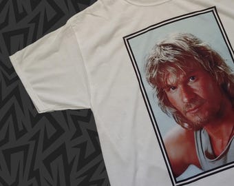 Ny T-shirt BODHI Porträtt POINT BREAK Patrick Swayze Surf Surfer Ex-Presidenter - Välj storlek xs - 2xl