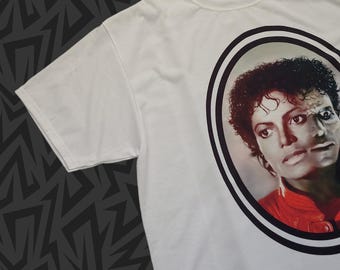 Nueva camiseta THRILLER Michael Jackson ZOMBIE Portrait Música pop de los 80 y 90 - Elige tu talla XS - 2XL