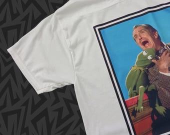 Vintage Changes Kermit the Frog Calvin Klein Parody Tee in Grey