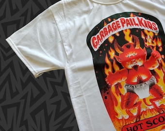 New Garbage Pail Kids T-Shirt HOT SCOTT Series 2 64a gpk Card satan devil XS-2XL