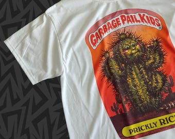 New Garbage Pail Kids T-Shirt PRICKLY RICK Series 2 Card 18a gpk Card vintage cards Richard Ricky cactus Pick Size XS - 2XL