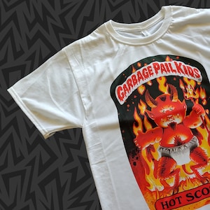 Camiseta para niños con cubo de basura, camiseta HOT SCOTT Serie 2 64a GPK Card satan devil S-2XL