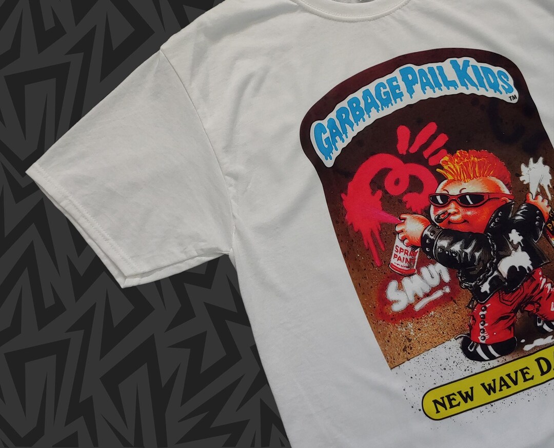 Garbage Pail Kids Gpk T-shirt NEW WAVE DAVE David #30a 1985 Series
