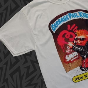 Garbage Pail Kids gpk T-Shirt NEW WAVE DAVE David #30a 1985 Series 1 punk rock xs - 2xl