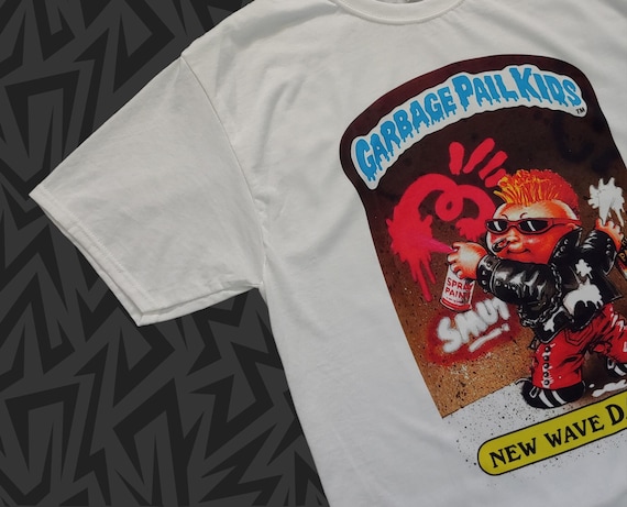 Garbage Pail Kids Gpk T-shirt NEW WAVE DAVE David #30a 1985 Series