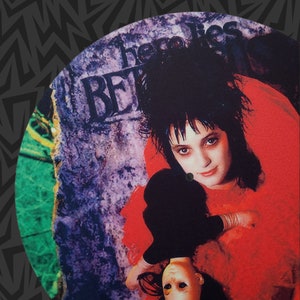 BEETLEJUICE Lydia in Bridal Gown Winona Ryder vintage 80s Movie Turntable Slipmat Slip Mat Record Vinyl - Thick 21oz Felt