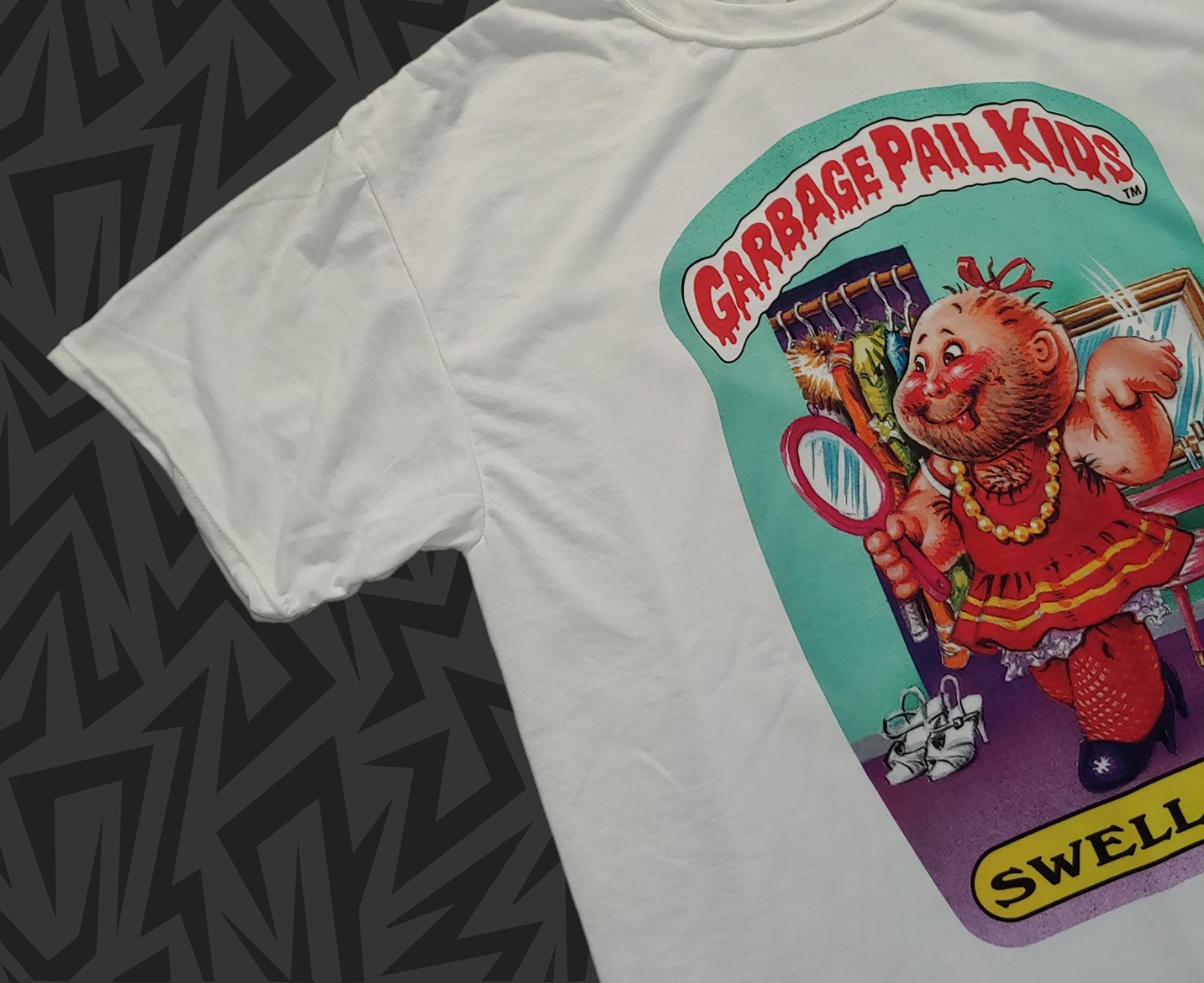 New Garbage Pail Kids Gpk T-shirt Tee SWELL MEL #20a 1985 Series 1