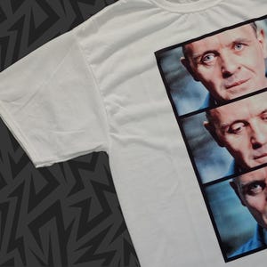 New T-Shirt HANNIBAL the CANNIBAL Lecter Silence of the Lambs Anthony Hopkins 90s movie serial killer cult classic XS - 2XL