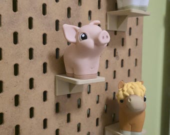 Magnetische My First Tonie Figuren Halterung / Ablage / Ständer | Ordnung im IKEA SKADIS Regal | Ohne Bohren & Schrauben | Nach Maß 3D-Druck