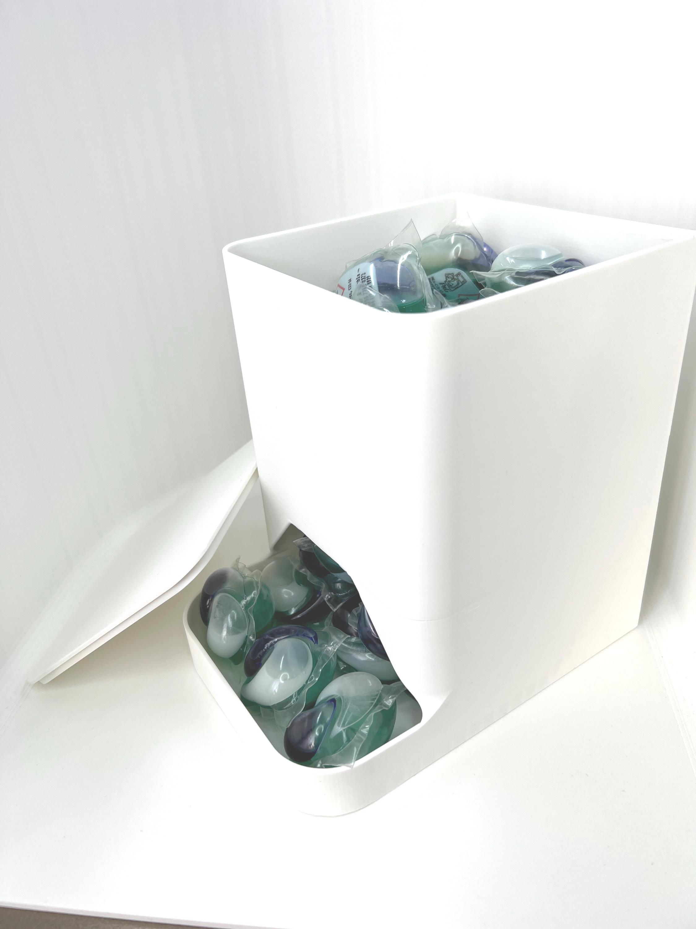 3 pezzi Dispenser per dischetti di cotone Porta tamponi di cotone