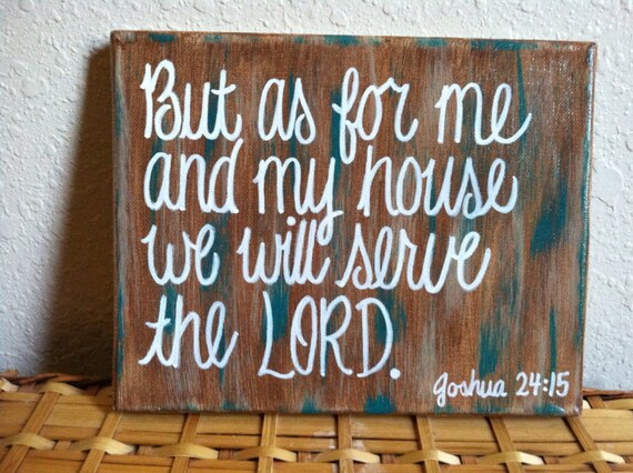 Items similar to 8x10 Bible Verse Canvas on Etsy
