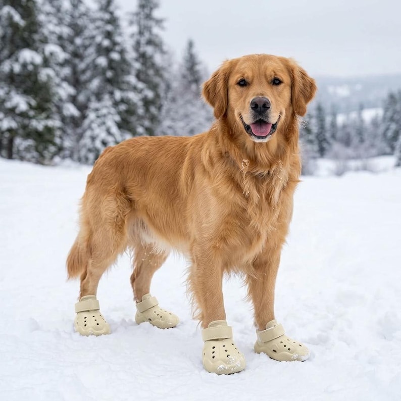 Botas transpirables para perros: protectores antideslizantes para las patas de perros pequeños y medianos. imagen 1