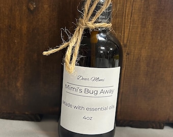Mimi’s Bug Away All Natural Bug Spray made with essential oils