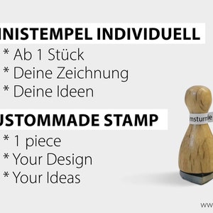 Custom made rubber stamp for logos addresses text tiny 12mm