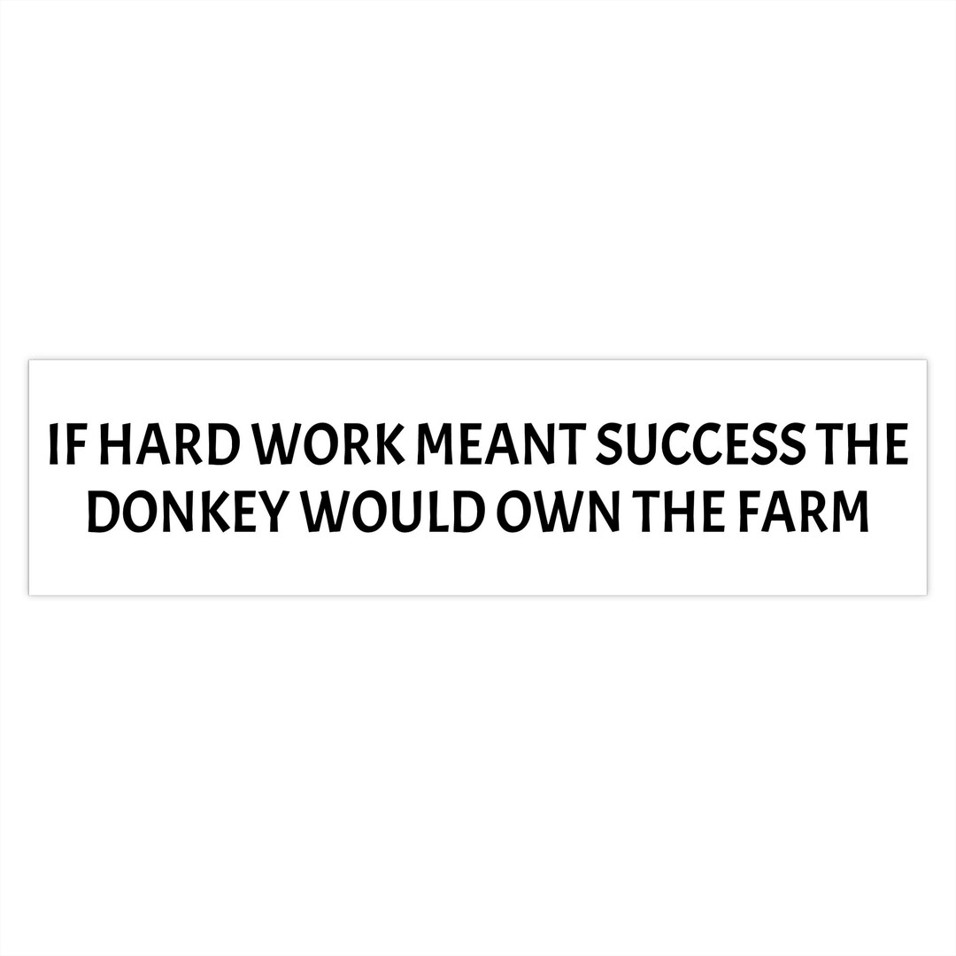 Success Bumper Sticker - Etsy