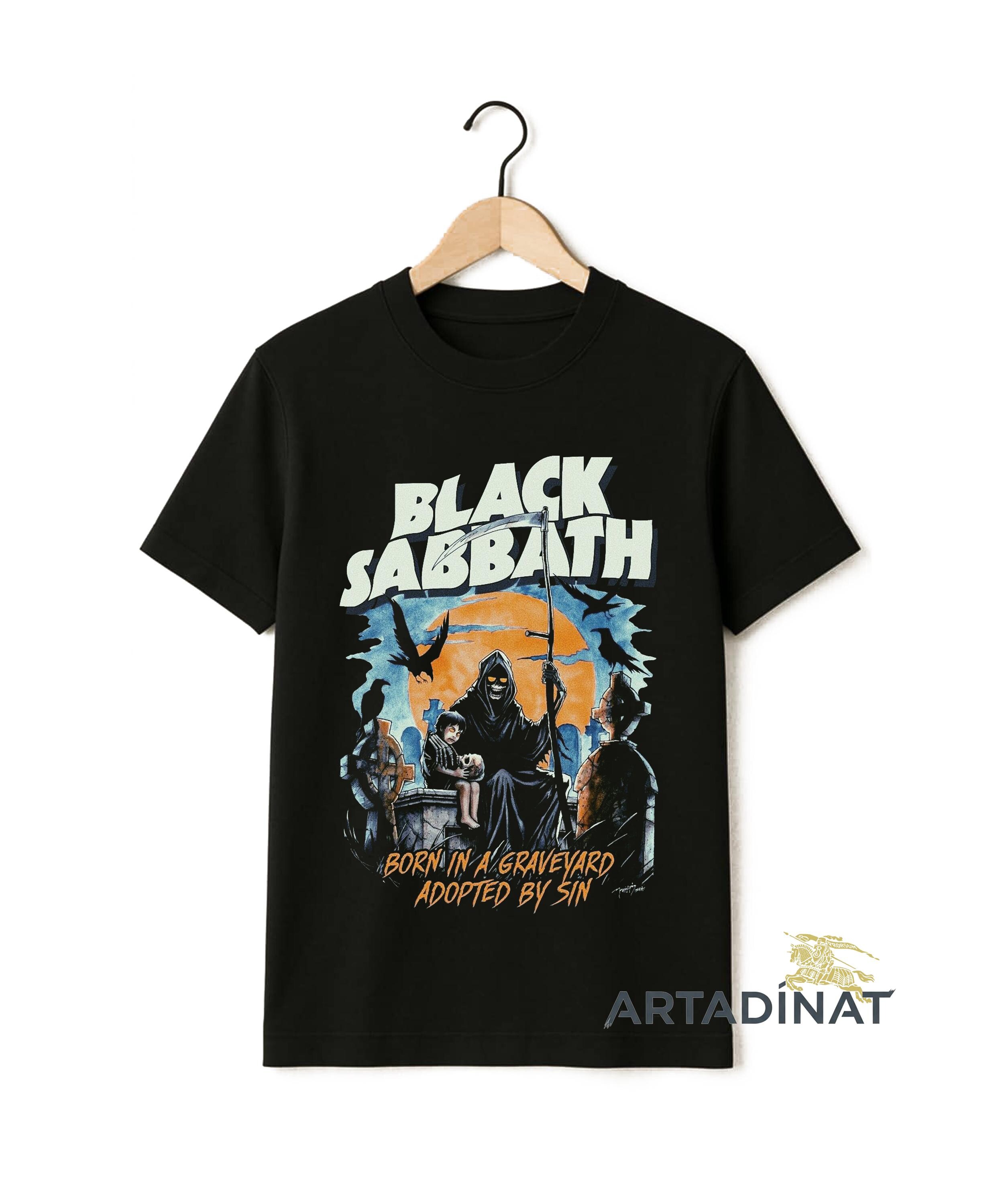 T-shirt Black Sabbath 50th Anniversary - Coton Noir - Homme - Neuf Avec étiquettes
