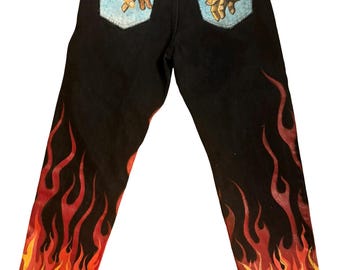 Original Heated Rivalry on Denim (size 4/6)