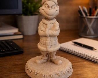 Unpainted Grinch Statue