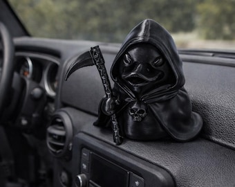Grim Reaper Duck – Jeep Dashboard Decor