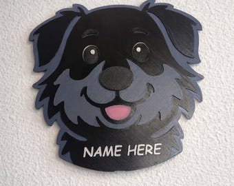 Personalized Collie Decor