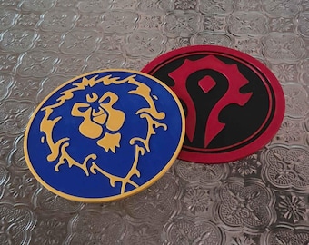 World of Warcraft Horde & Alliance Coasters