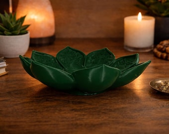 Green Lotus Incense Burner