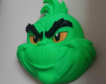 Grinch Face Wall Decor