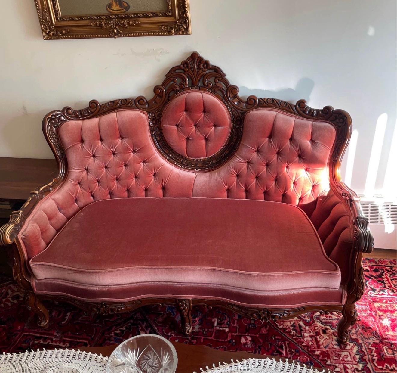 Vintage Serpentine Sofa - Etsy