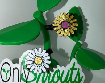 Daisy Sprout Clip – Rave Festival Hair Accessory