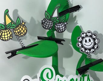 Pinza para el cabello Disco Lines Rave Sprout, accesorio para el cabello para festivales Rave Sprout