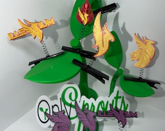 Illenium Rave Sprout Hair Clip, Festival Hair Clip Accessory Rave Sprout