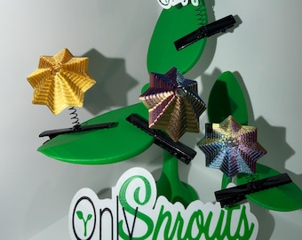 Accesorio de pinza para el cabello Moving Flow Star Festival Rave Sprout