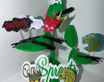 Sullivan King, Muerte Súbita, Horquilla para el Cabello Rave Sprout de Seven Lions, Accesorio para Sombrero de Festival