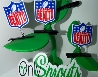 Clip del equipo Benito de Bad Bunny: accesorio para el cabello y eventos impreso en 3D