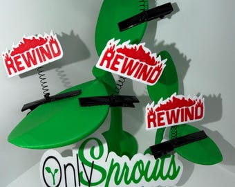 REWIND Ray Volpe Rave Sprouts – Accesorio para el cabello con pinza para el festival Rave Sprout