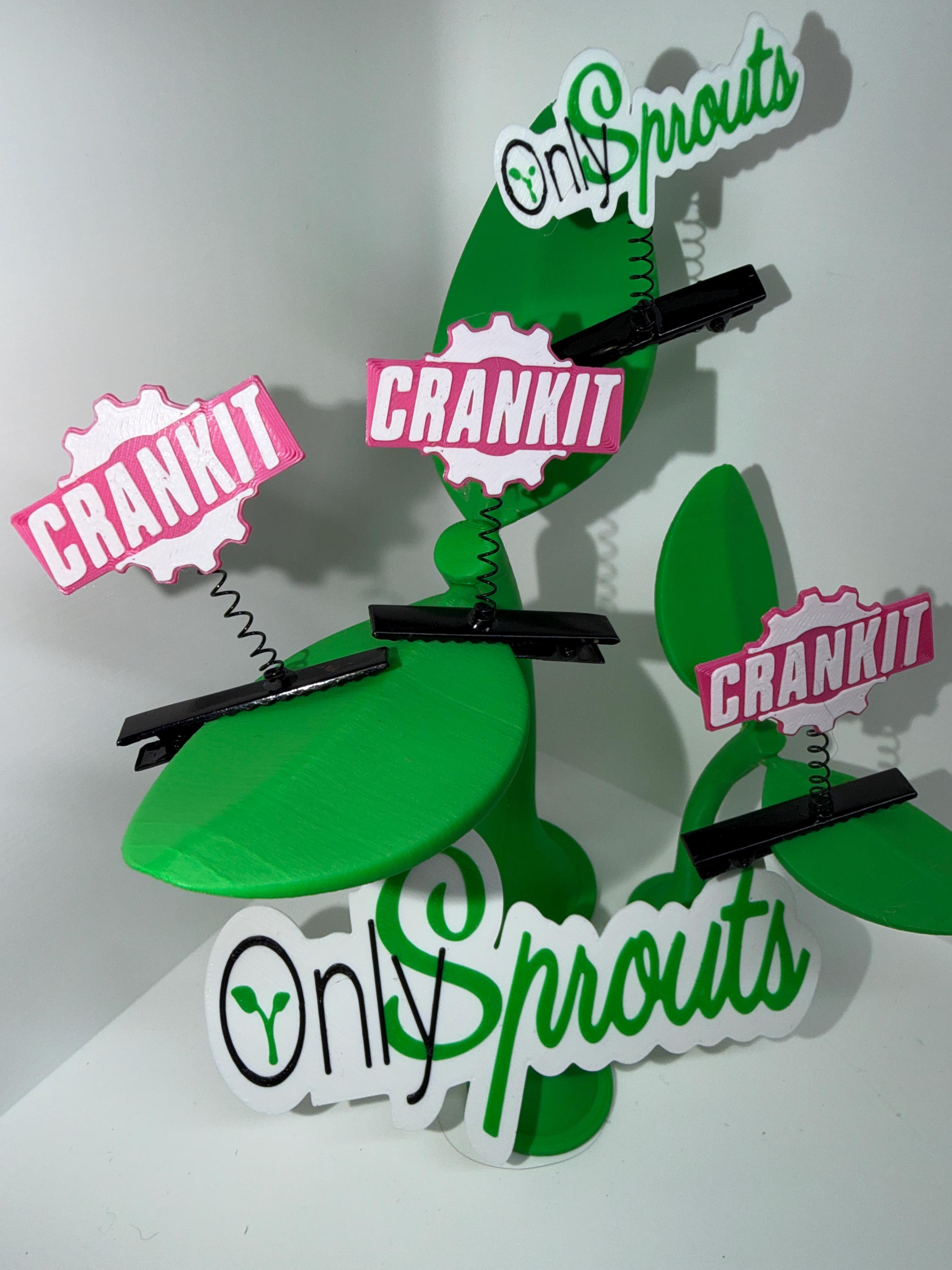 Sprout Pin Rave Crankit Rave Sprout Clip – Festival Hair Clip Accessory Rave Sprout - Etsy