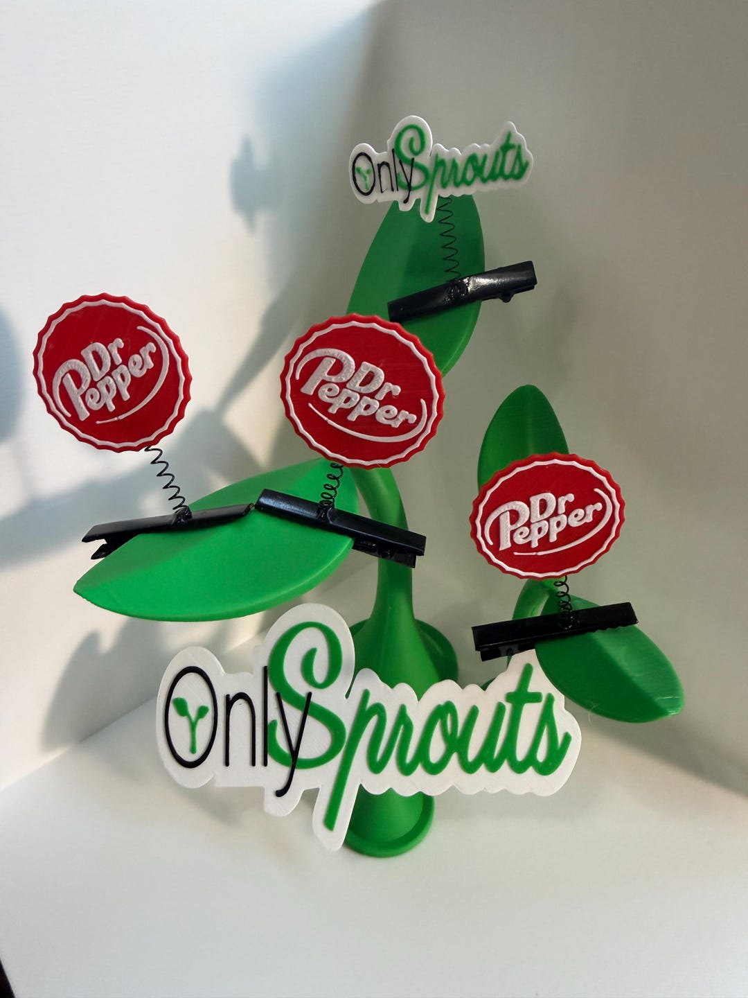 Sprout Pin Rave Dr. Pepper Inspired Rave Sprout Clip – Festival Hair & Hat Accessory - Etsy