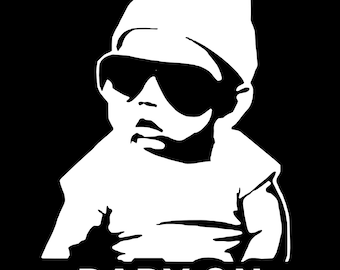 Carlos Baby On Board Car Decal // The Hangover Decal // Minivan // Baby Decals // Funny Car Decals