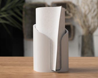 Japandi Ribbed Paper Towel Holder