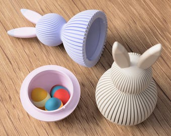 Japandi Bunny Gift Container | Modern Easter Home Decor